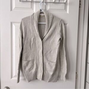 J. Crew cotton grandfather cardigan, XS